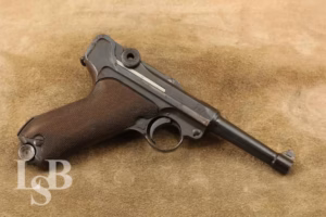 British Proofed WWI German Erfurt Luger P08 9mm Semi-Auto Pistol, 1916 C&R