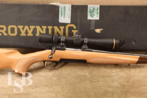 Browning X-Bolt Medallion Maple 6.5 Creedmoor 24" Bolt Action Rifle & Scope