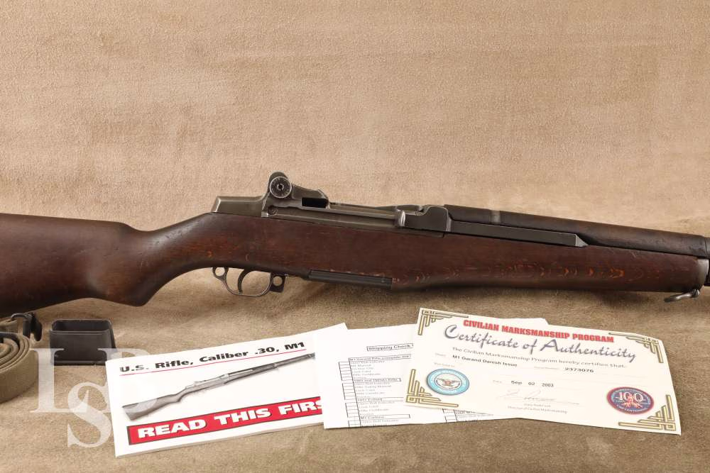 CMP Winchester WWII M1 Garand .30-06 Rifle Danish Issue VAR Barrel 1944 C&R