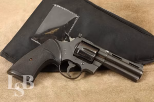 Colt Python .357 Magnum 4” SA/DA Revolver Blued, MFD 1962 C&R