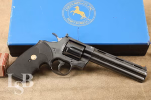 Colt Python German Import .357 Magnum 6" SA/DA Revolver Blued, MFD 1991