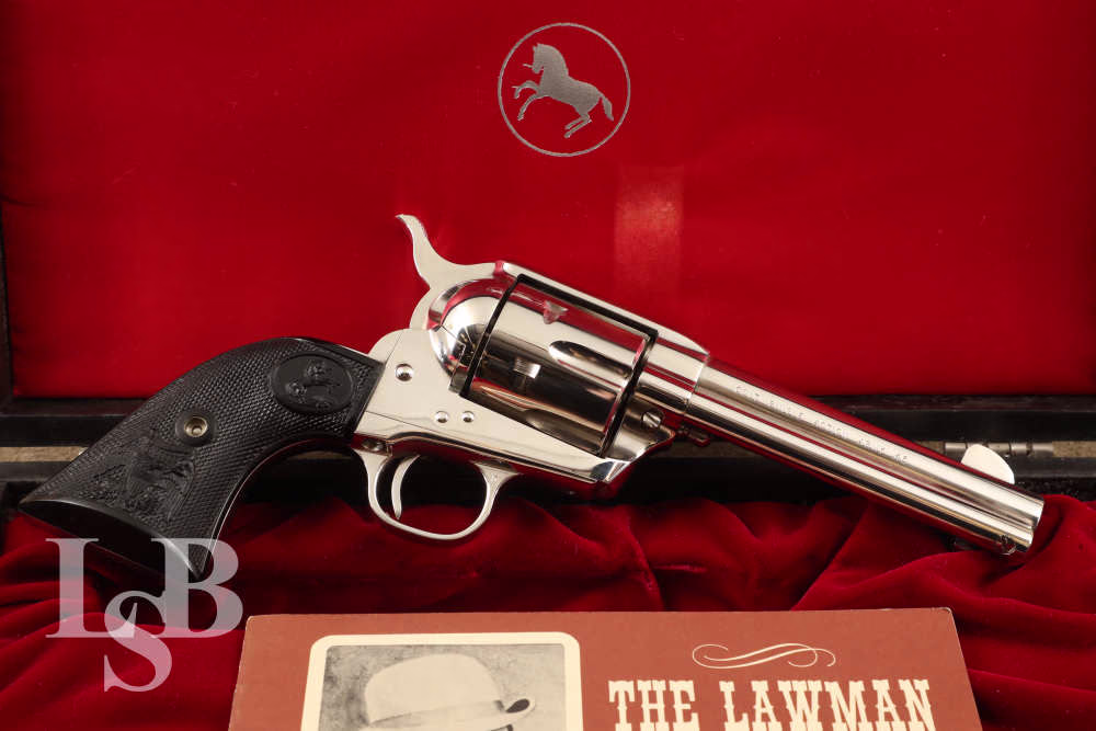 Colt SAA Lawman Series Bat Masterson Commemorative .45 Cal 4.75" Revolver