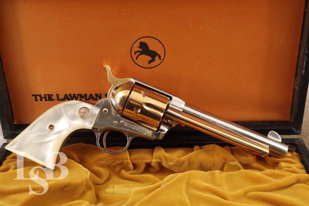 Colt SAA Lawman Series Pat Garrett Commemorative .45 Cal 5.5" Revolver C&R
