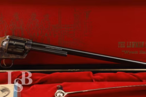 Colt SAA Wyatt Earp Buntline Commemorative .45 Cal 16" Revolver, 1970 C&R