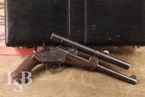 Custom Neidner Remington 1901 .22 Hornet Rolling Block Target Pistol, C&R