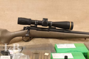 Custom Remington 700 338 Jarrett 26" Bolt Action Rifle & Leupold VX-5 Scope