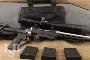 Custom Savage Model 10 223 Remington 24" Bolt Action Rifle & Sightron Scope