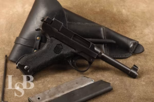 Danish Denmark Husqvarna Lahti M40 M/40S 9mm Semi-Automatic Pistol 1945 C&R