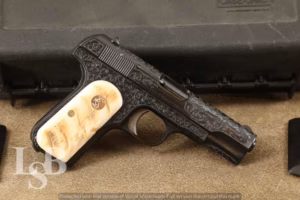 Engraved Colt Model M1903 Pocket Hammerless .32 ACP Semi-Auto Pistol C&R