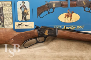 Engraved Marlin 1897 Century Ltd. Commemorative 22LR 24” Lever Action Rifle