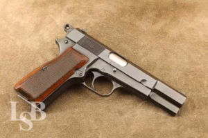 FN Belgium Browning Hi-Power 9mm 4.7” Semi Auto Pistol 1950s C&R