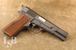 FN Belgium Browning Hi-Power 9mm 4.7” Semi Auto Pistol 1950s C&R