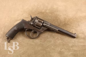 Italian Brescia Glisenti Model 1874 Revolver 10.35mm 6.25" Revolver Antique