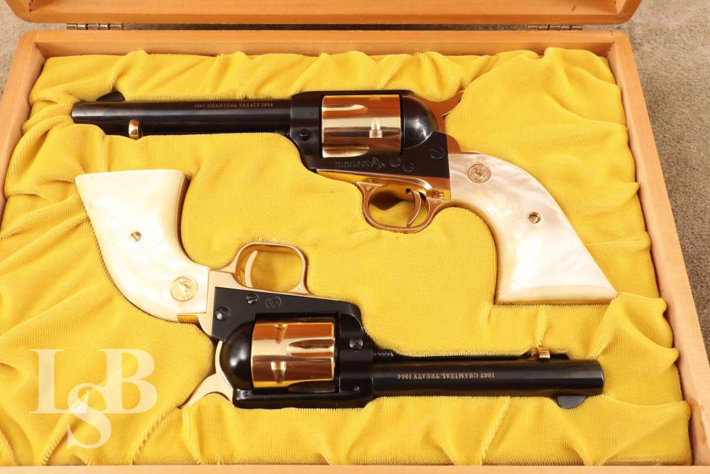 Matched Set of Colt SAA & Frontier Scout .45 Colt & .22LR Revolver C&R