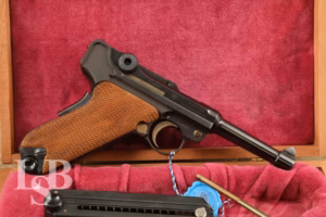 Mauser Post-War American Eagle 9mm Luger 4" Semi-Automatic Pistol & Box