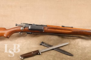 Norwegian M1894 Lang-Krag 6.5x55 Swede 30” Bolt Action Rifle, 1906 C&R