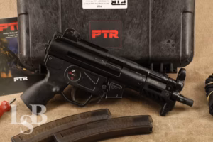 PTR 9KT 9mm 5.83” Roller Delay Semi-Auto MP5k Pistol Clone & Case, 2x Mags