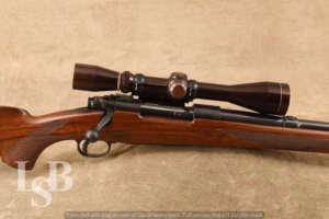Pre-64 Winchester Model 70 25” .338 Win Mag Bolt Action Rifle, MFD 1961 C&R