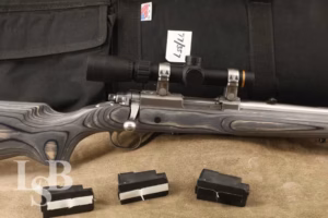 Ruger 77/357 .357 mag 18 1/2" Bolt Action Hunting Rifle & Leupold Scope