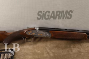 SigArms Rizzini Aurora TR40 Silver 28" 12 GA O/U Double Shotgun & Case 2003