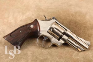 Smith & Wesson Model 27-2 .357 Magnum 3 1/2" SA/DA Nickel Revolver 1973 C&R