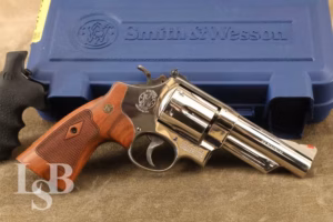 Smith & Wesson S&W Model 29-2 The .44 Magnum 4" Nickel Revolver 1980