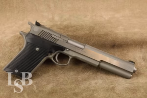 Stainless IAI Model Automag III .30 Carbine 6 5/8” Barrel Semi-Auto Pistol