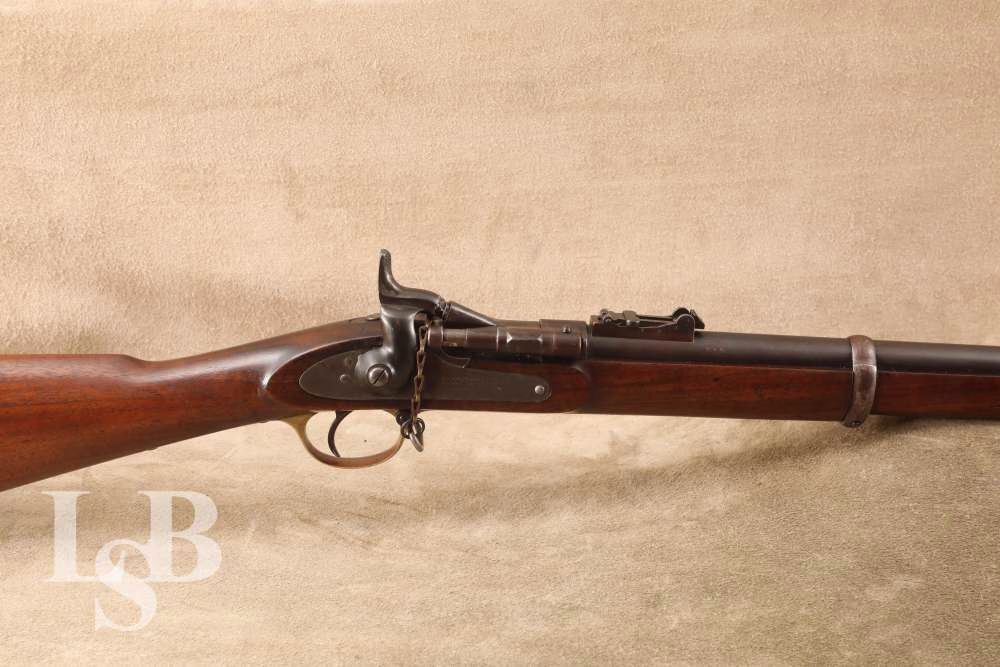 Thomas Turner .577 Snider Enfield Single Shot Rifle 36 1/2", 1860s Antique