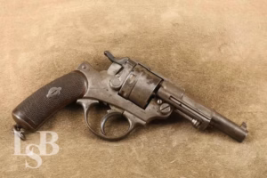 WWI MAS St. Etienne Chamelot-Delvigne Model 1873 11MM 4.5" Revolver Antique