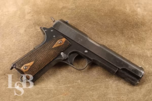 WWII Occupied Norwegian M-1914 Kongsberg Colt 11.25mm Semi-Auto Pistol, C&R