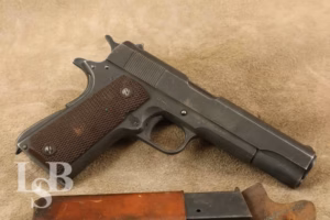 WWII US Colt /Ithaca 1911-A1 .45 ACP 5" Semi-Automatic Pistol, 1943 C&R