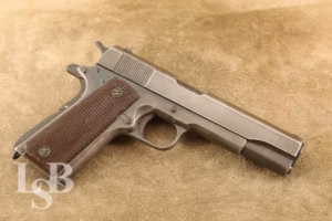 WWII US Remington Rand M1911A1 1911-A1 .45 ACP Semi-Auto Pistol, 1945 C&R
