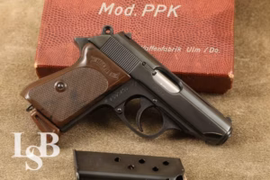 West German Walther Model PPK 9mm Kurz 3.25" Semi Auto Pistol, C&R 1965