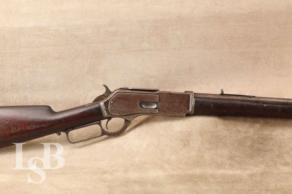Winchester 1876 28" Round .45-60 WCF Lever Action Rifle, 1882 Antique