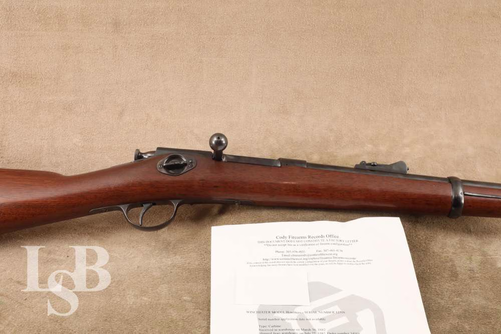 Winchester Hotchkiss 1st Model Carbine 45-70 Gov. Bolt Action Rifle Antique