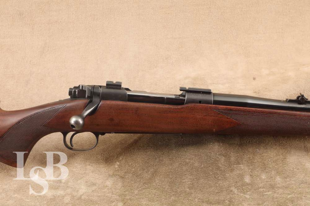 Pre-64 Winchester Model 70 .375 H&H mag 25" Bolt Action Rifle, MFD 1958 C&R
