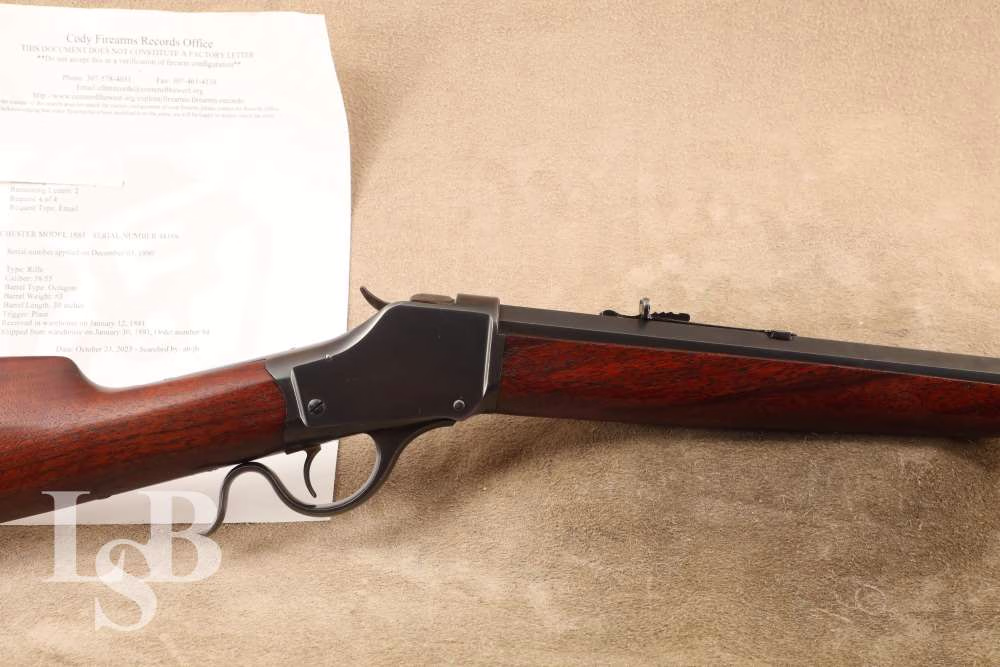 Winchester Model 1885 High Wall 38-55 30" No 3 Octagonal Antique 1890