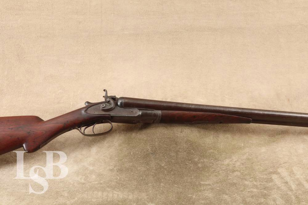 Colt Model 1878 30" 12 GA SXS Hammer Double Barrel Shotgun, 1882 Antique