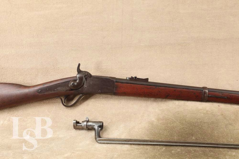 Connecticut State Militia Peabody Rifle .45-70 33” Falling Block, Antique