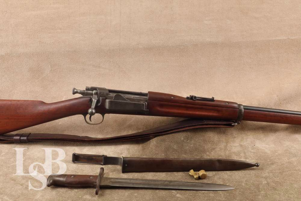 Springfield M1896 Krag–Jørgensen 30” .30-40 Bolt Action Rifle, 1897 Antique