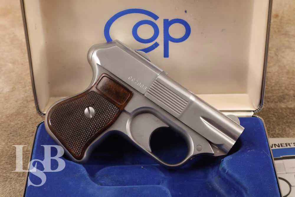 Stainless COP Inc. .357 Magnum 3 1/4" Four Shot Tip-Up Derringer Pistol