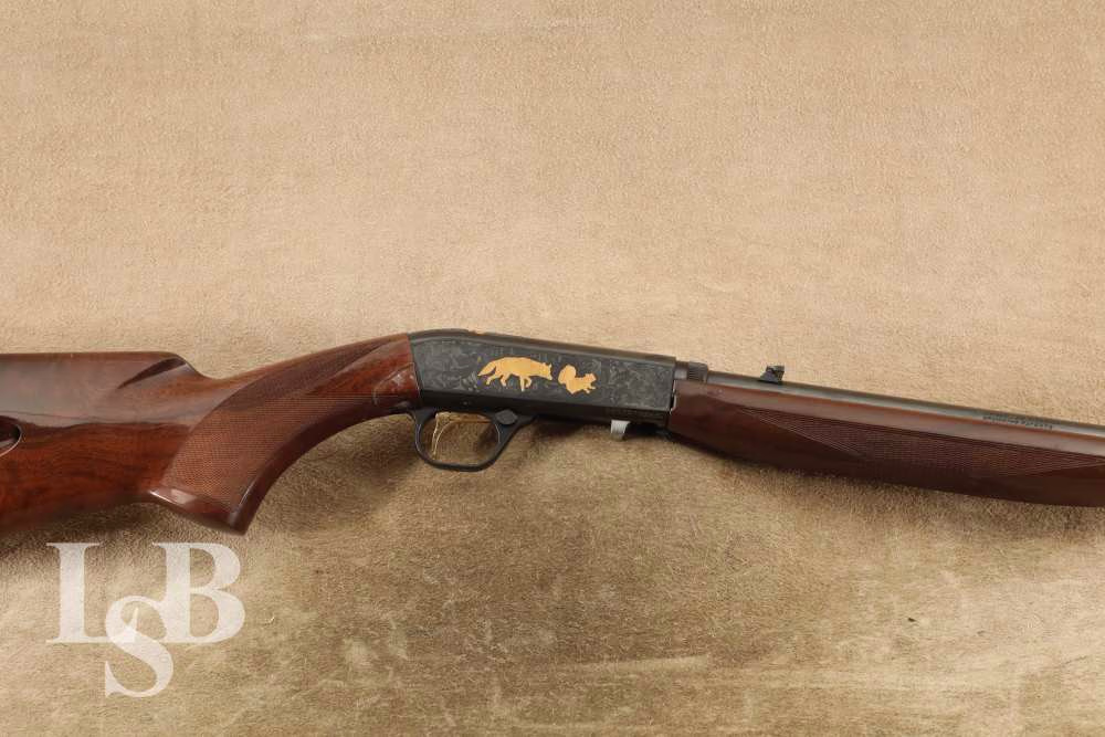 Browning SA-22 Grade 6 Takedown .22 LR 19.25” Semi-Auto Rimfire, MFD 1989 Browning SA-22 Grade 6 Takedown .22 LR 19.25” Semi-Auto Rimfire, MFD 1989