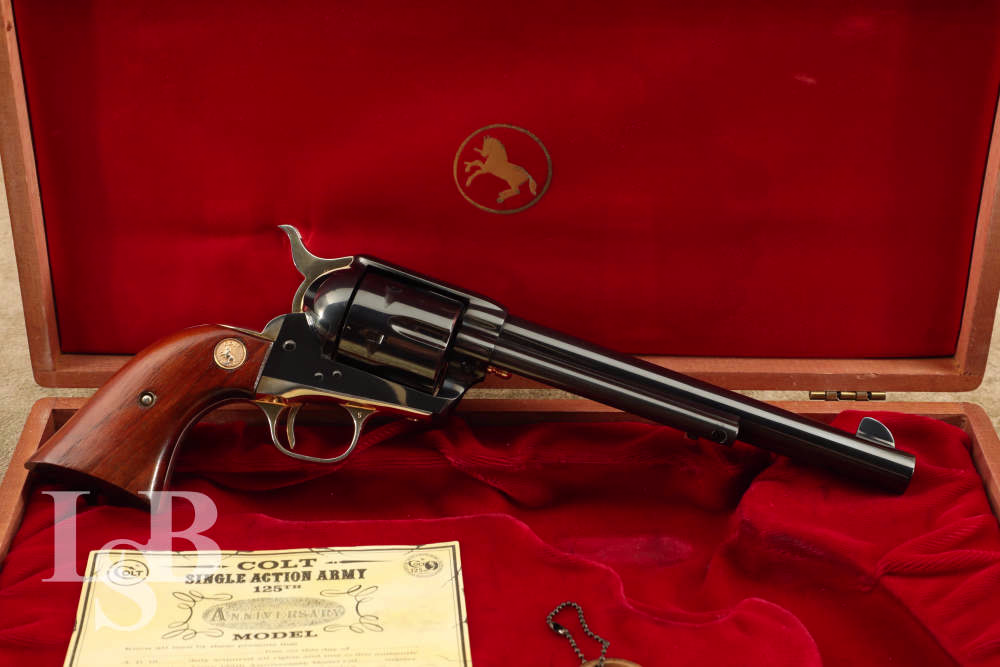 Colt 2nd Gen Single Action Army SAA 7.5” .45 Colt 125th Anniv. Revolver C&R