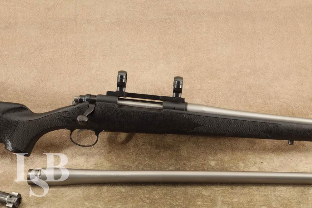 Custom Jarrett Rifles 338 Jarrett 22-250 Ackley Bolt Action Rifle 2 Barrels