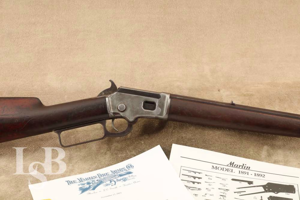 Marlin Model 1891 .22 S/L/LR 24" Lever Action Rifle MFD 1891 Antique
