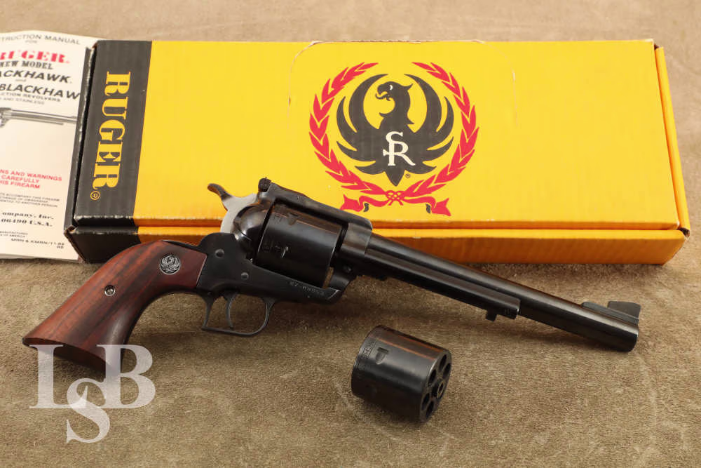 Ruger New Model Super Blackhawk .44 Mag/.44-40 7.5" SA Revolver, MFD 1990
