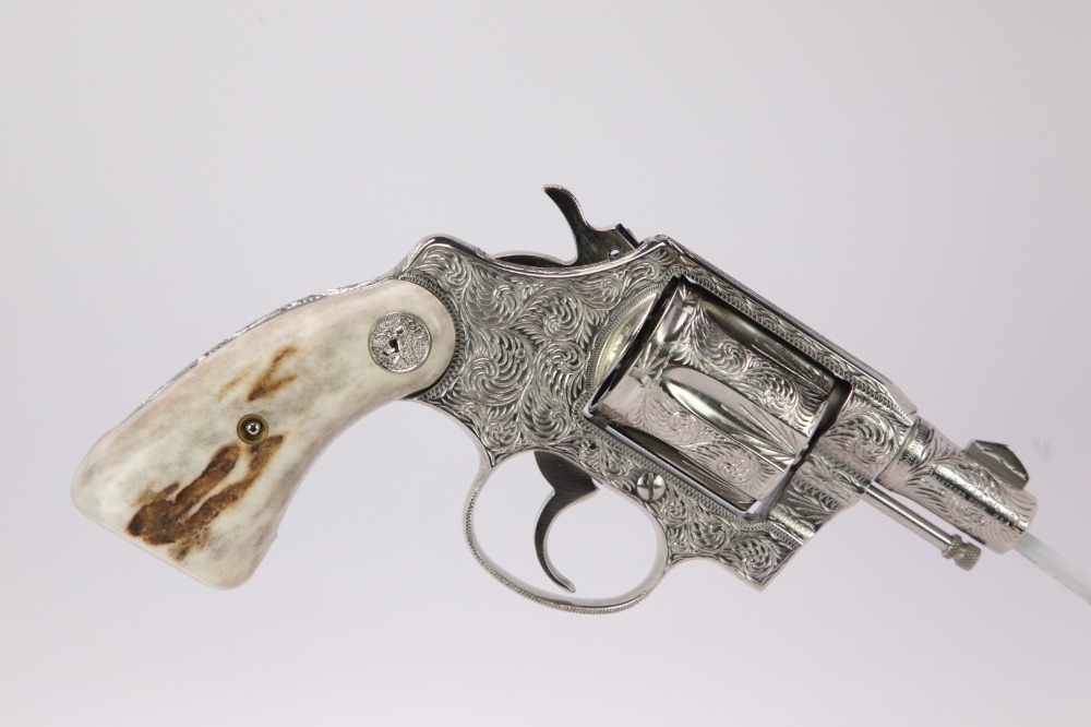 1966 Custom Engraved Colt Detective Special .38 Special 2" Double Action Revolver