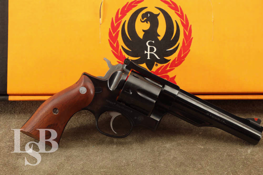 Blued Ruger Redhawk .41 Mag 5.5" 6-Shot DA/SA Revolver & Boxes, MFD 1985