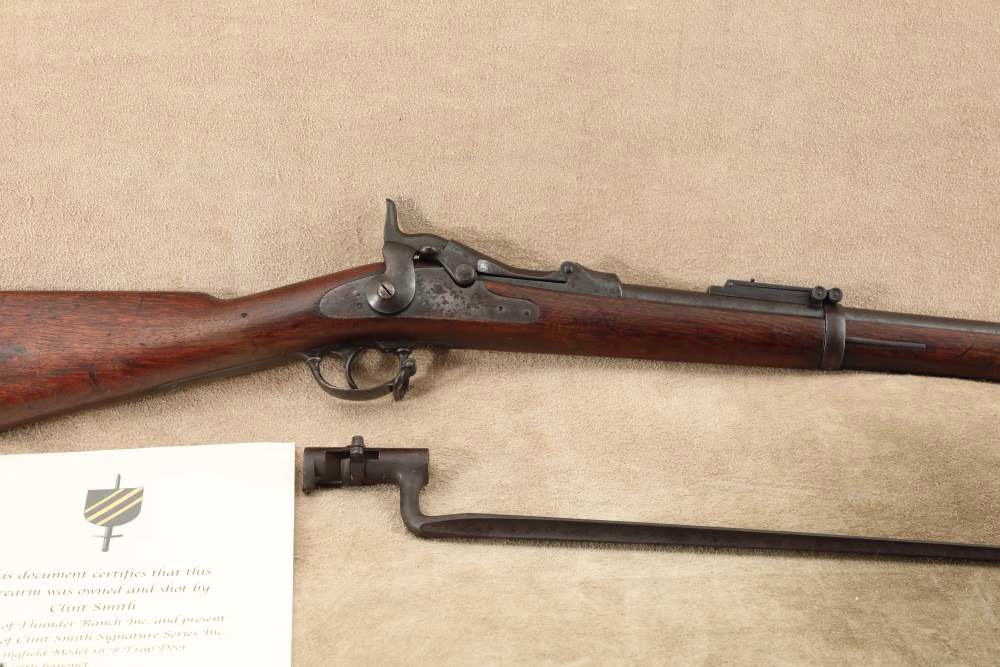 Clint Smith Springfield Armory Trapdoor Model 1884 45-70 Govt Rifle Antique