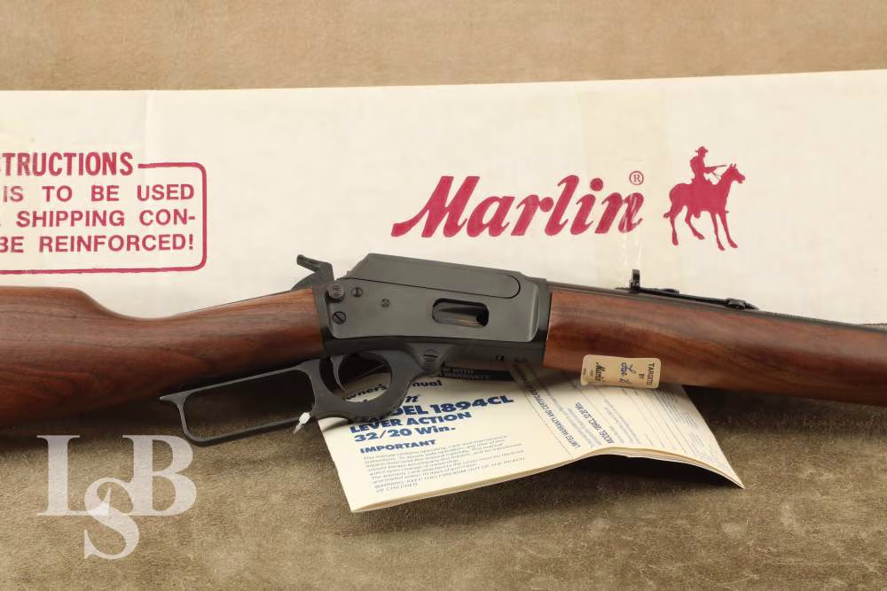 Marlin Model 1894 CL Classic Carbine 32-20 WCF Lever Action Rifle Box